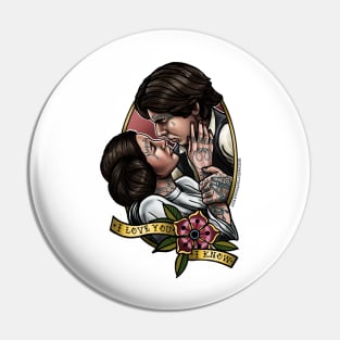 Star struck lovers Pin