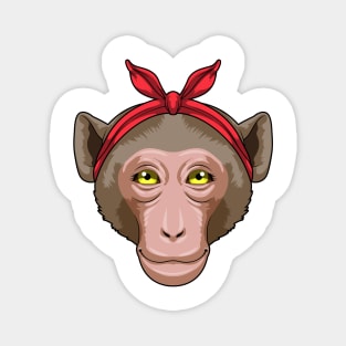 Monkey with Bandana Magnet