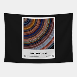 minimal_The_Iron_Giant Abstract Circular Art Movie Tapestry
