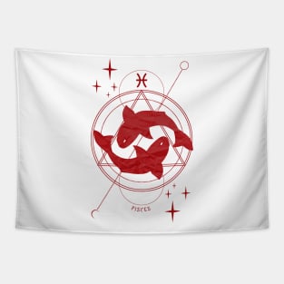 Zodiac, Pisces, Astrology, Star sign, Stars Tapestry