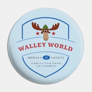 Walley World - modern design logo Pin