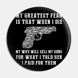 Hilarious Gun Fear: Don't Undervalue My Arsenal! Pin