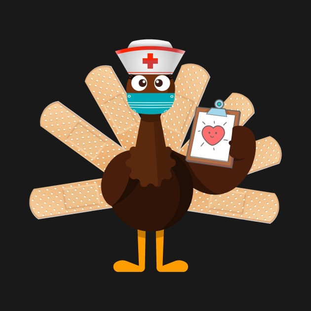 thanksgiving nurse turkey by Flipodesigner