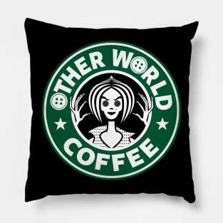 Otherworld Coffee Cute Spooky Horror Coffee Pillow