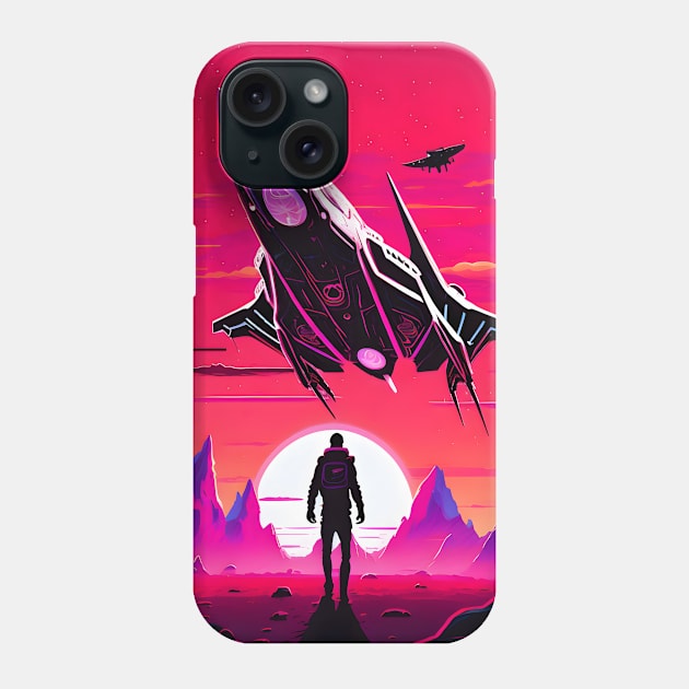 Astronaut in Space Phone Case by ShopBuzz