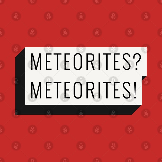 Meteorite Collector "Meteorites? Meteorites!" Meteorite by Meteorite Factory