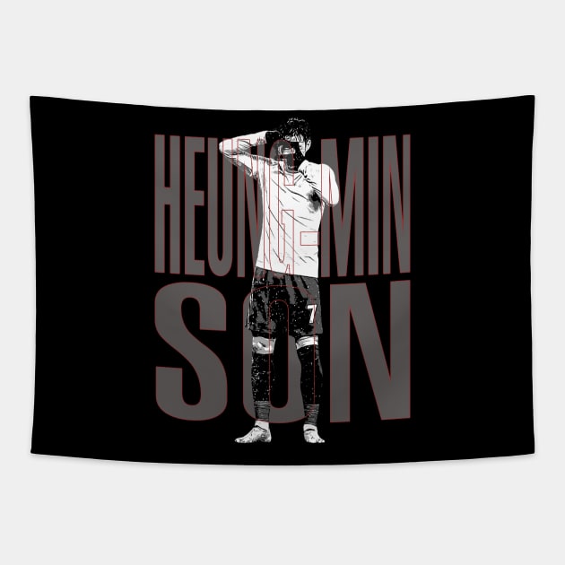 heung-min son Tapestry by StoneSoccer