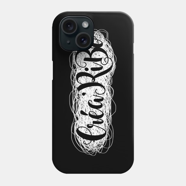 Créa'RiBo Logo white Phone Case by Créa'RiBo