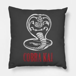 cobra kai retro logo Pillow