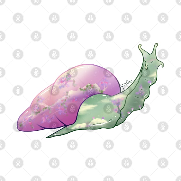 Genderfae Pride Snail by Qur0w