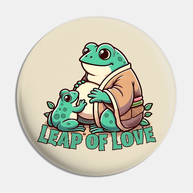 Parenting frog Pin by Japanese Fever