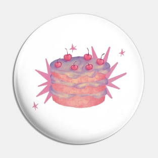 Let Them Eat Cake Illustration Pin