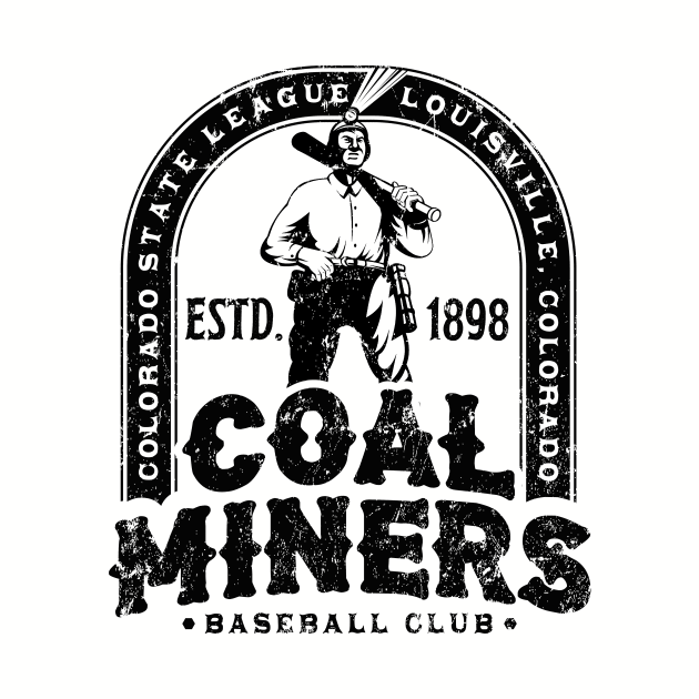 Louisville Coal Miners Baseball by MindsparkCreative