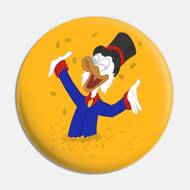 Scrooge McDuck Pin by Black Snow Comics