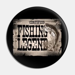 Fishing Legend Pin