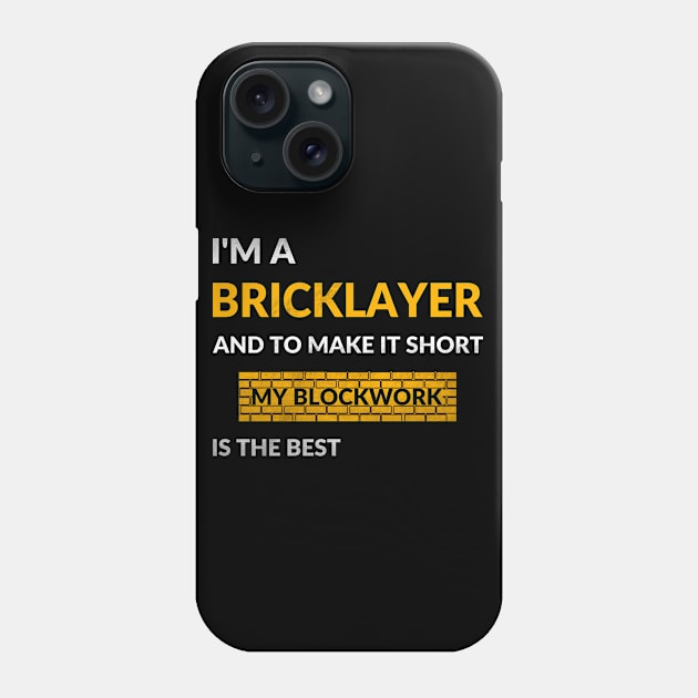 Bricklayer Phone Case by GR-ART