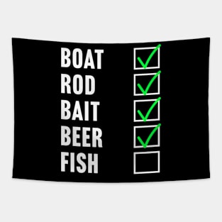 Funny Fishermen Jokes Humor Lake Fishing Dad Gift Tapestry