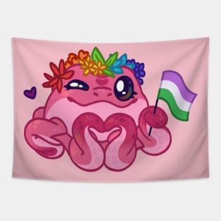 Pride Pretzel Genderqueer Tapestry