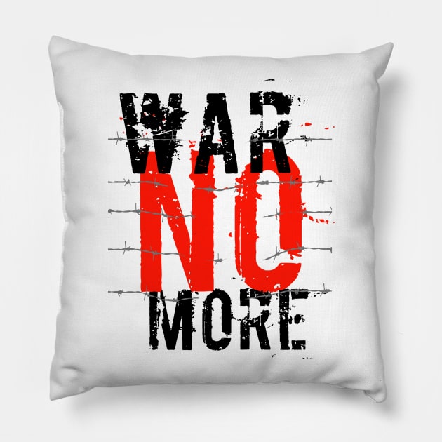 War no more ! #2 Pillow by ElectricMint