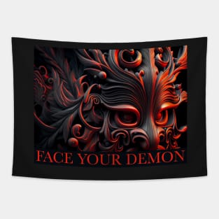 FACE YOUR DEMON Tapestry