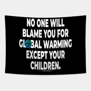 Climate Activist Graphics #takingblindfoldsoff 40 Tapestry