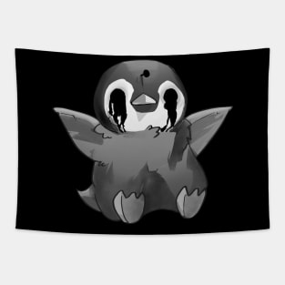 Cute Doomed Penguin Tapestry