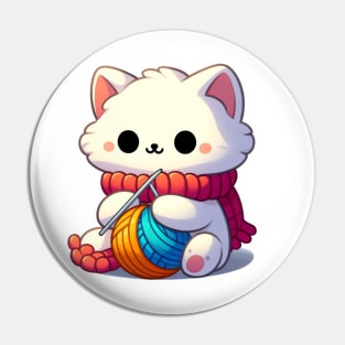 the knitty kitty Pin