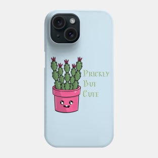 Prickly But Cute Kawaii Christmas Cactus Phone Case