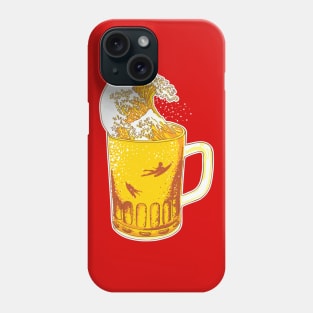 beer wave Phone Case