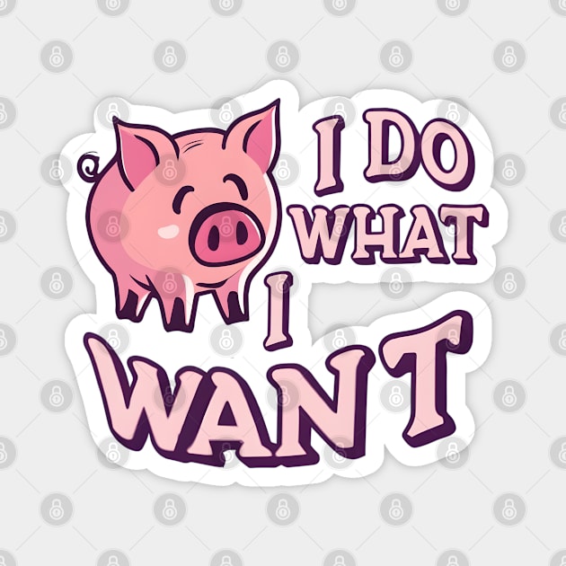 Piggy Magnet by NomiCrafts