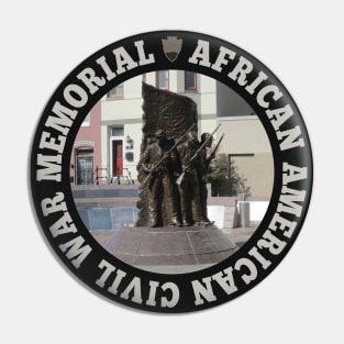 African American Civil War Memorial circle Pin