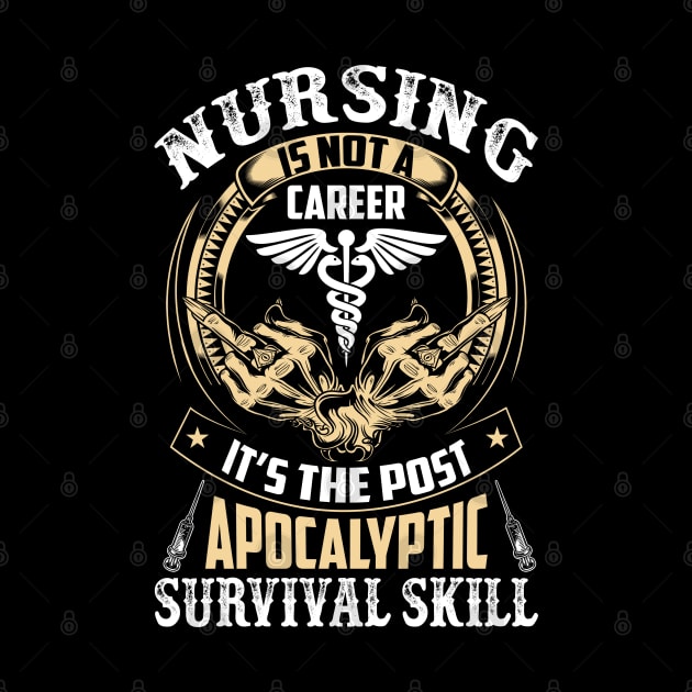 Nursing Is Not A Career - Nursing Gifts by bunnierosoff21835