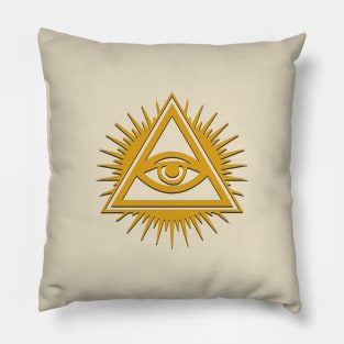 Triangle of Light & All Seeing Eye of Ra Pillow