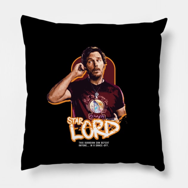 Star Lord Pillow by GW ART Ilustration