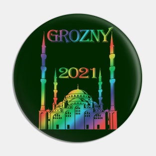 GROZNY 2021. Mosque "Heart of Chechnya. Pin