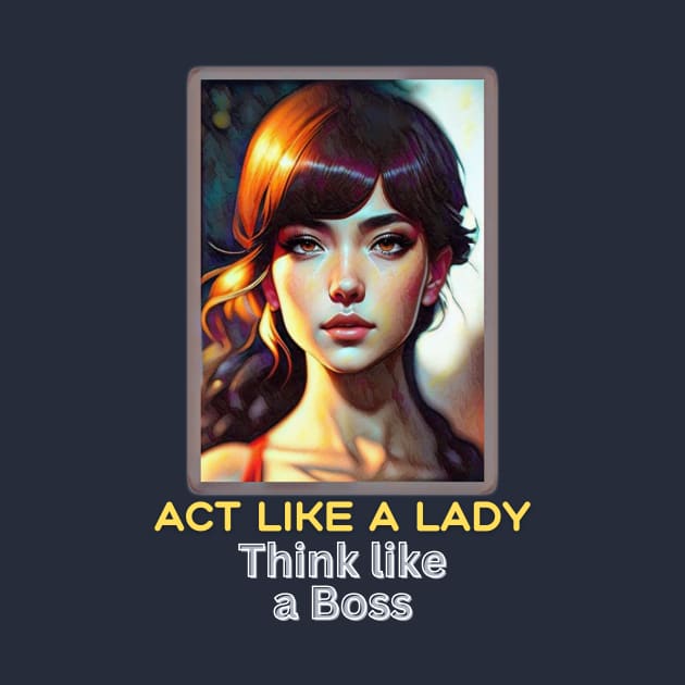 Act like a Lady, think like a Boss (pretty girl) by PersianFMts