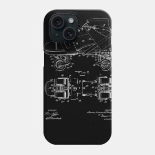 Roller Skate Vintage Patent Drawing Phone Case