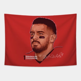 Marcus Mariota Atlanta Profile Tapestry