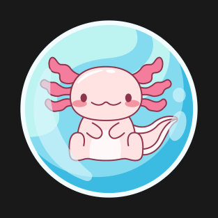 Waterbubble Axolotl Design for Axolotl Lovers T-Shirt