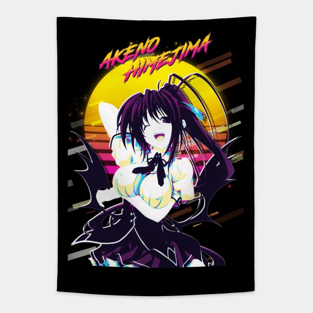 High School DxD - Akeno Himejima Tapestry by 80sRetro