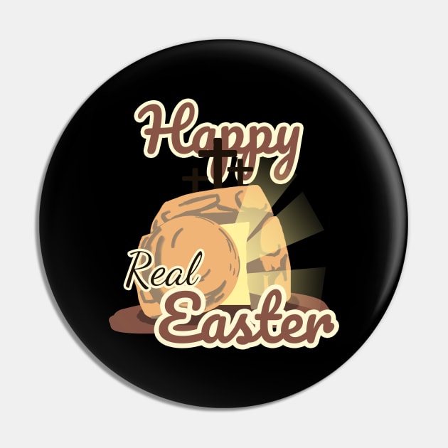 Happy Real Easter Day Pin by Dearly Mu