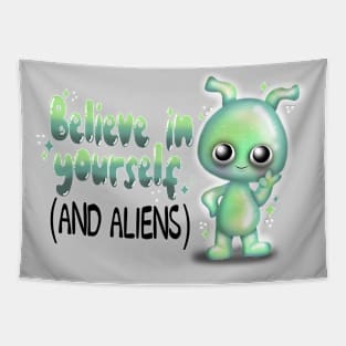 Believe in yourself (and aliens) Tapestry