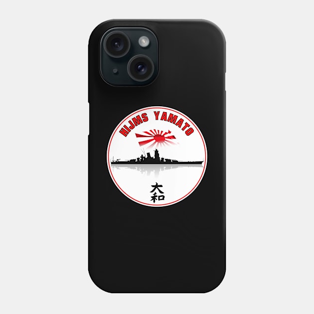 Battleship Yamato Phone Case by darkside1 designs