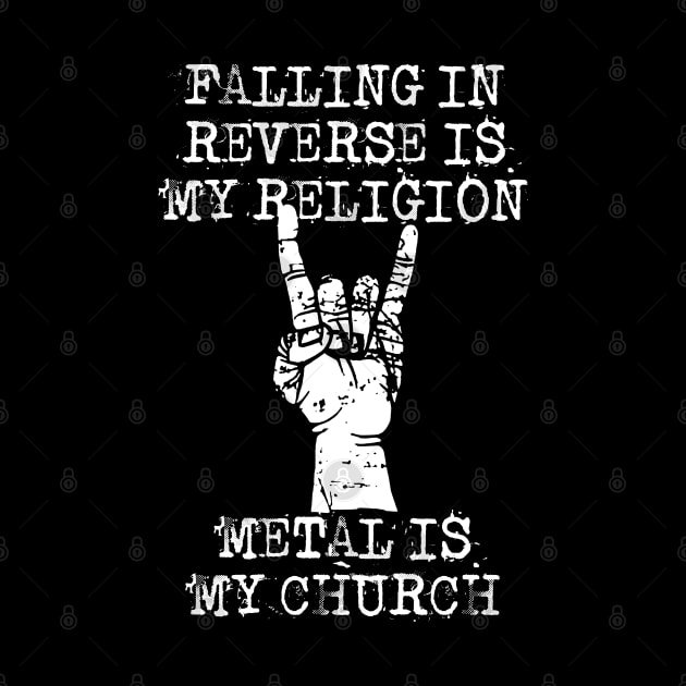 falling in reverse is my religion by Grandpa Zeus Art