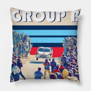 Classic Driver 1983 Lancia 037 Rally Evo 2 Group B - WRC  Markku Walter Röhrl art Pillow