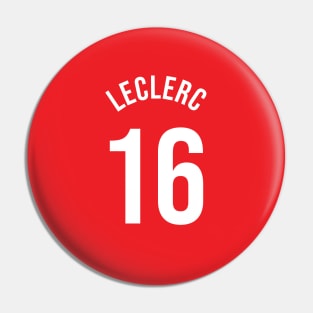 Leclerc 16 - Driver Team Kit 2023 Season Pin