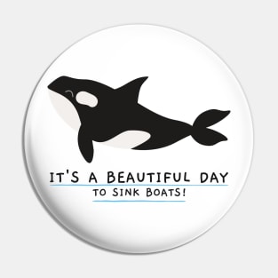 Killer Whale Lover Orca Pin