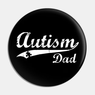 Mens Autism Dad Pin