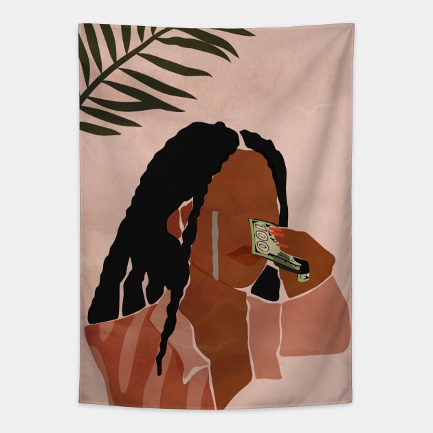 Have My Money Tapestry by DomoINK