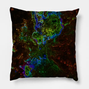 Black Panther Art - Glowing Edges 75 Pillow